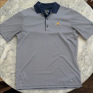 Greg Norman | Men's Striped Polo Shirt - Black and White